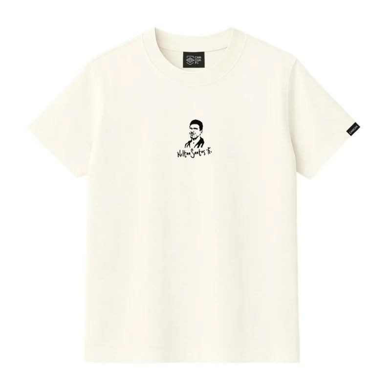 Camiseta Cancha FC Nilton Santos Ícone Off White - G