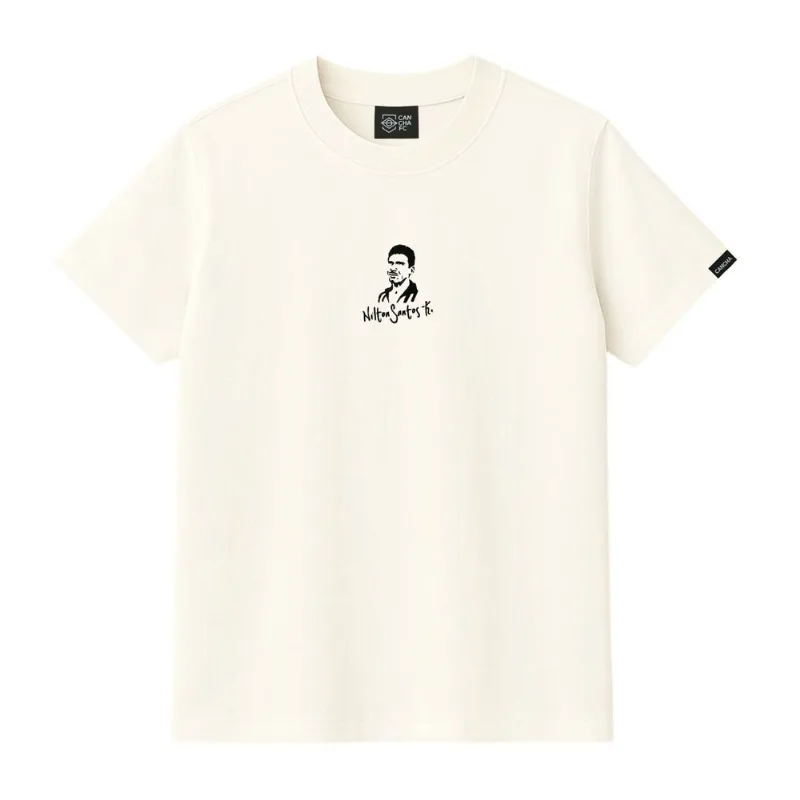 Camiseta Cancha FC Nilton Santos Ícone Off White - GG