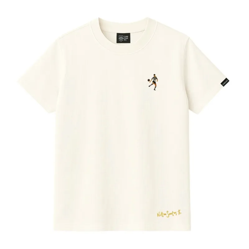 Camiseta Cancha FC Nilton Santos Enciclopédia Off White - G