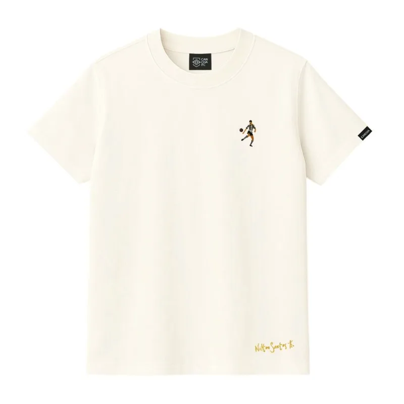 Camiseta Cancha FC Nilton Santos Enciclopédia Off White - M
