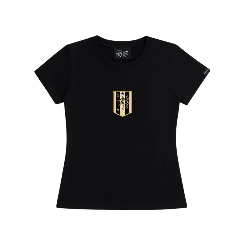 Baby Look Cancha FC Nilton Santos Cancha Legends Preto - P
