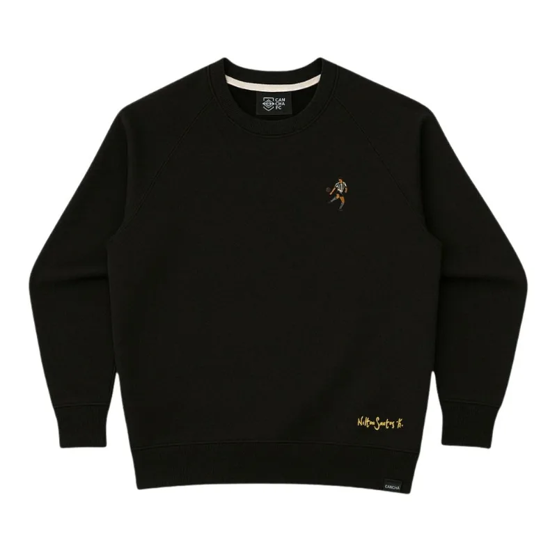 Crewneck Cancha FC Nilton Santos Enciclopédia Preto - G