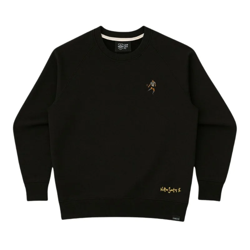 Crewneck Cancha FC Nilton Santos Enciclopédia Preto - P