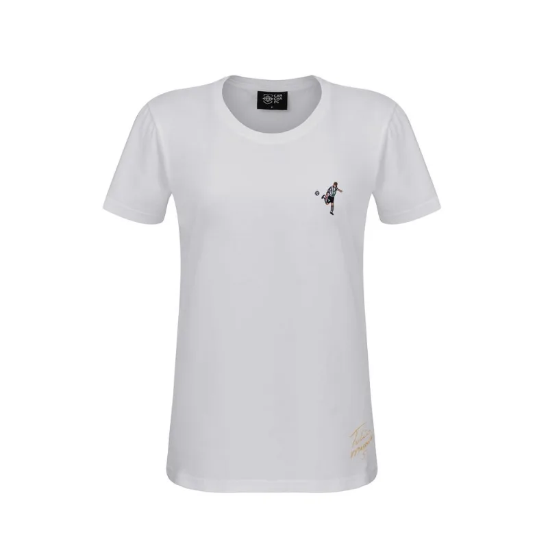 Cancha FC Baby Look Túlio - Que Maravilha - Branco - M