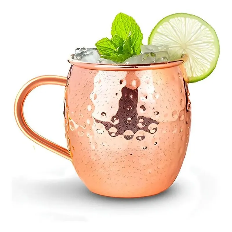 Copo Moscow Mule 450ml Drink Cor Rose Gold