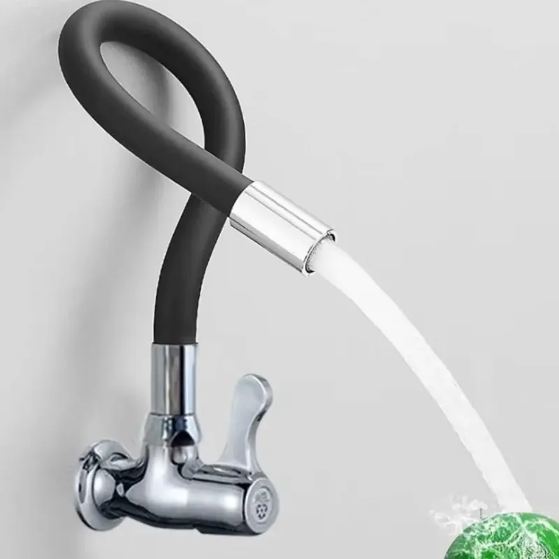 5x Torneira Gourmet Luxo Flexível Cozinha Parede Jato Arejad