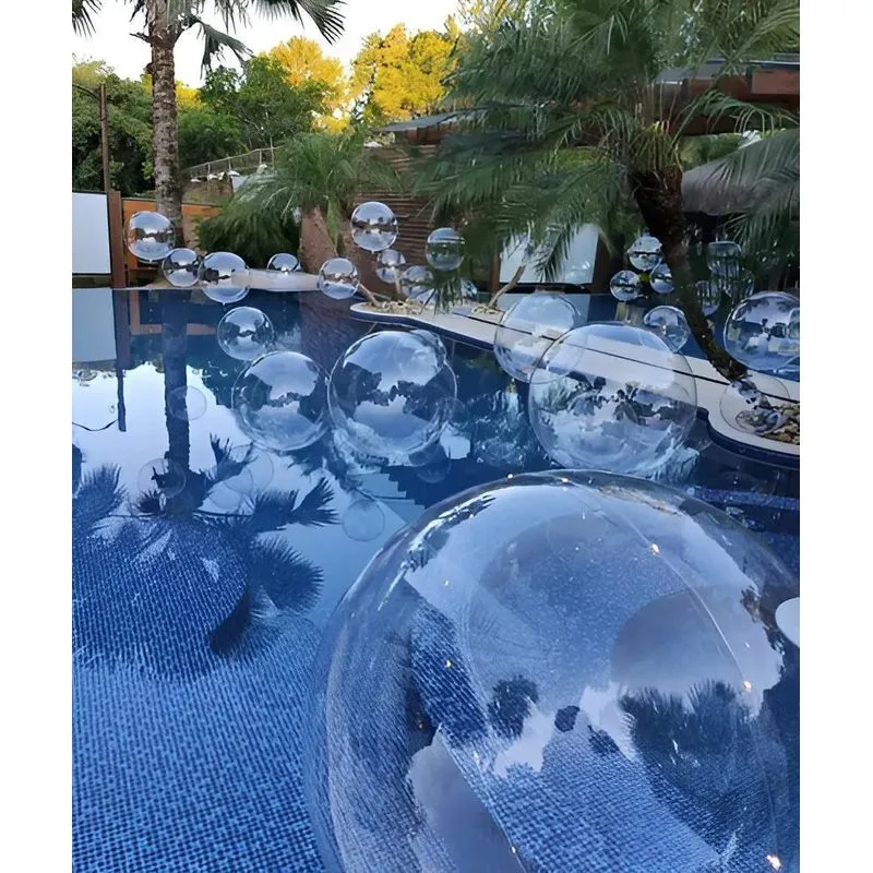 10 Unidades Balão Bubble - 24 Polegadas - 60 Cm - Cristal