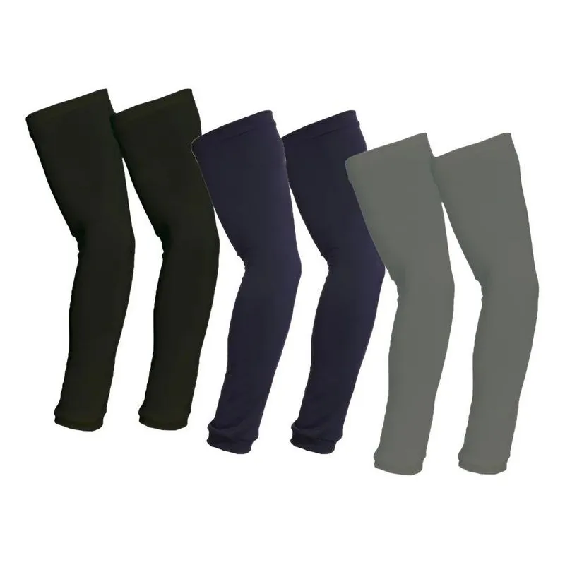 3x Kit 3 Pares De Manguitos Proteção Solar Ciclista Motoboy
