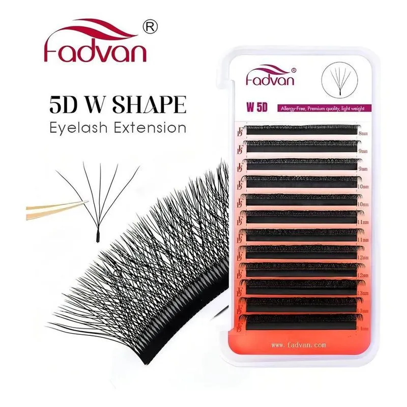 Cílios Fadvan Fio 5d W Volume Egípcio Extensão De Cílios