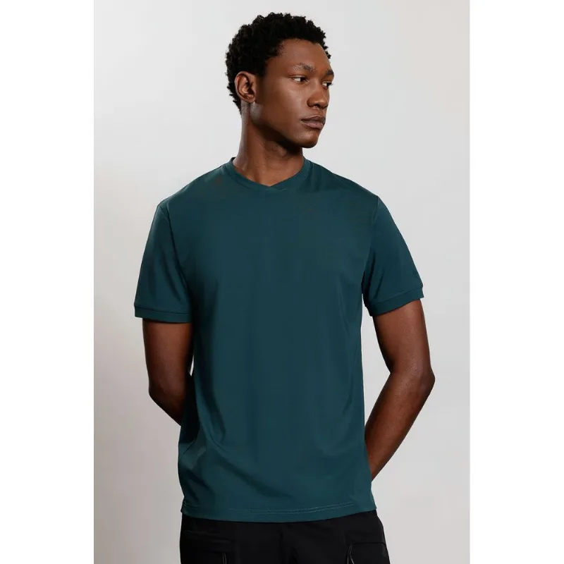 Camiseta Manga Curta Soft Duo Verde Urban - M