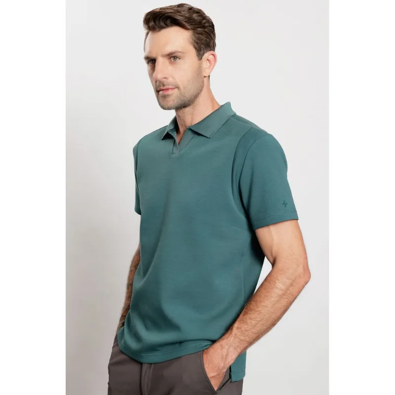Polo Manga Curta Softprene Verde Urban - XGG