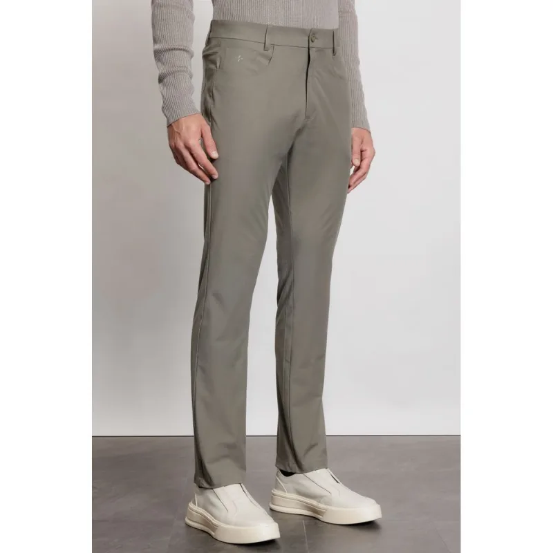 Calça Five Pockets Bonded Verde Sálvia - 44