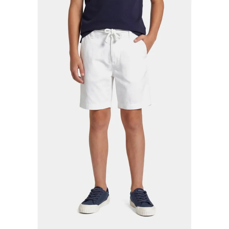 Bermuda Chinho Flamê Infantil Colors Branco - 2