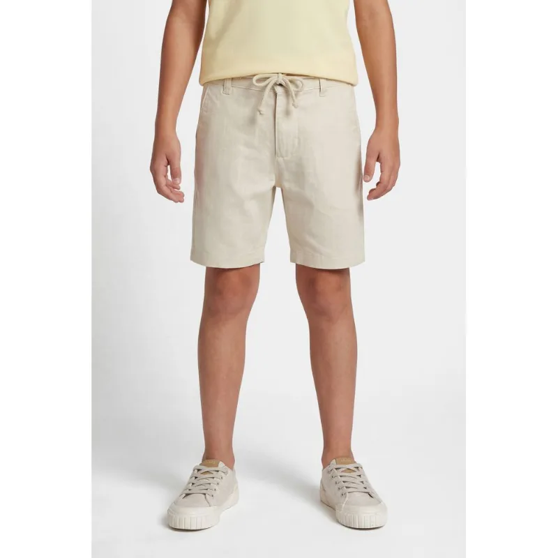 Bermuda Chinho Flamê Infantil Colors Amarelo Claro - 34