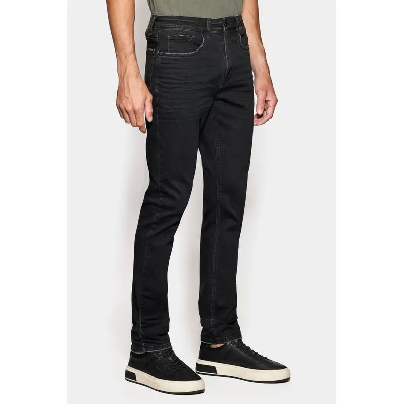 Calça Jeans Slim Flex And Dry Black Preto - 46