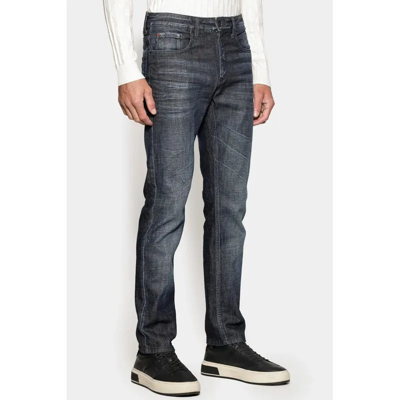 Calça Jeans Slim Red Water Repellent Azul Escuro - 46