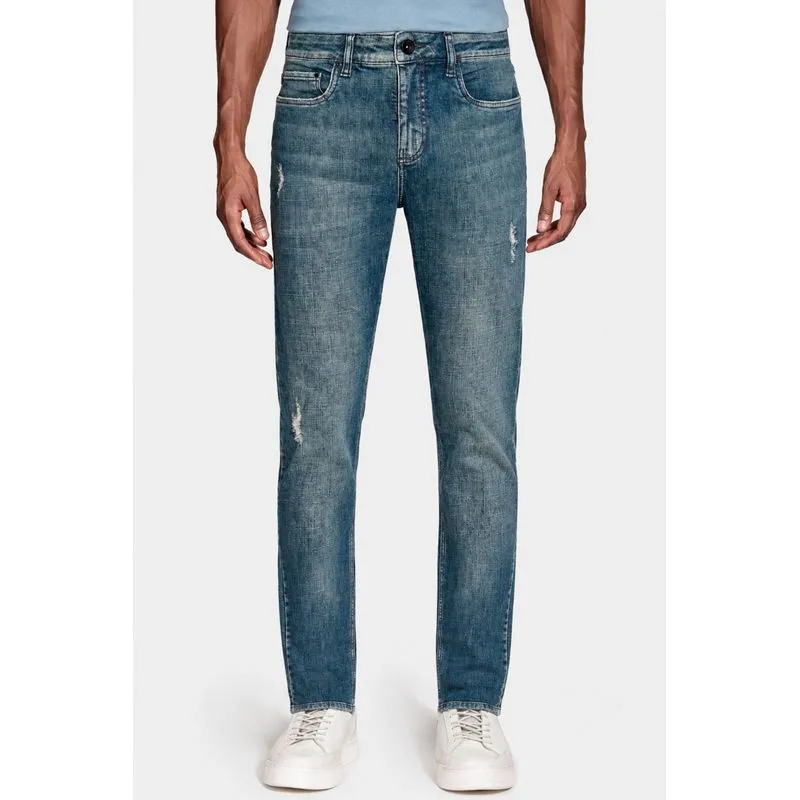 Calça Jeans Slim Red Turca Delave Azul Claro - 46