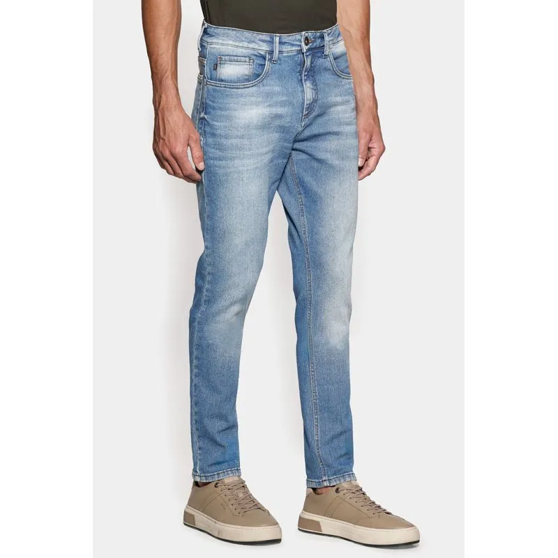 Calça Jeans Slim Media Sky Eco Azul Medio - 40