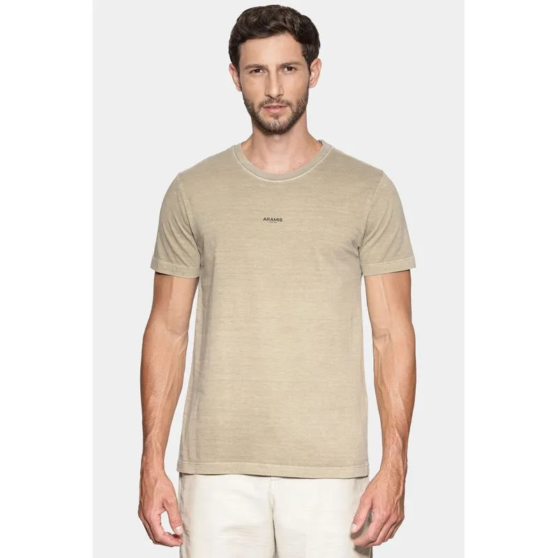 Camiseta Manga Curta Estampa Frente Lavada Fendi 117 - P