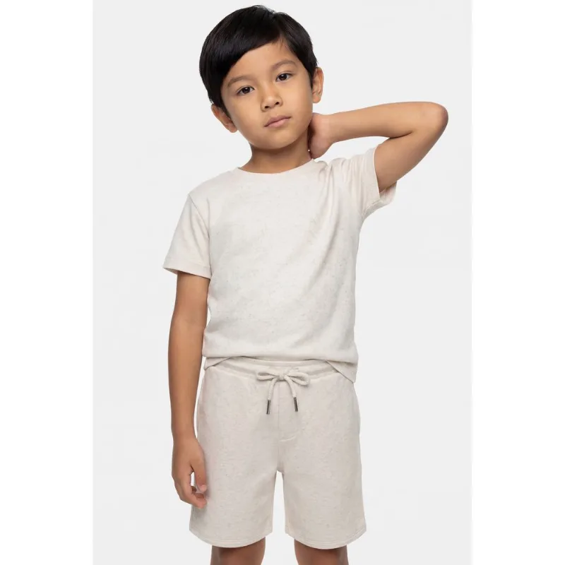 Camiseta Manga Curta Infantil Maxlin Natural - 4