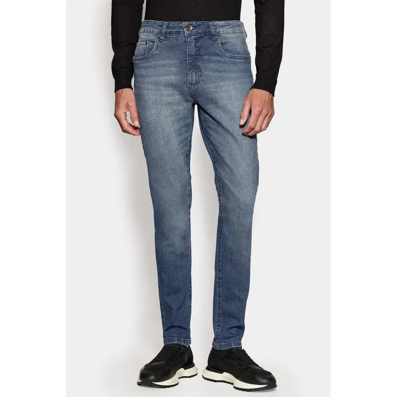Calça Jeans Ski Destroyed Azul Claro - 38