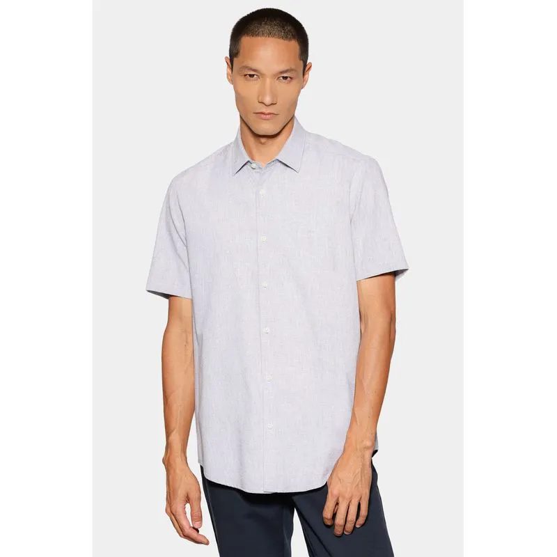 Camisa Marca Curta Slim Algodao Modal Boa Vista Marinho - XGG