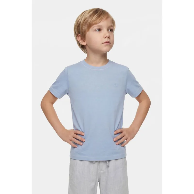Camiseta Manga Curta Infantil Stonada Azul Lazulli - 10