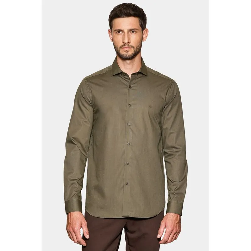 Camisa Manga Longa Slim Damero Aramis Militar 117 - M