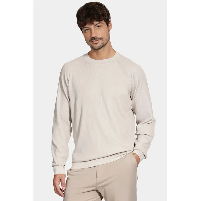 Tricot Raglan Jacquard Caqui - GG