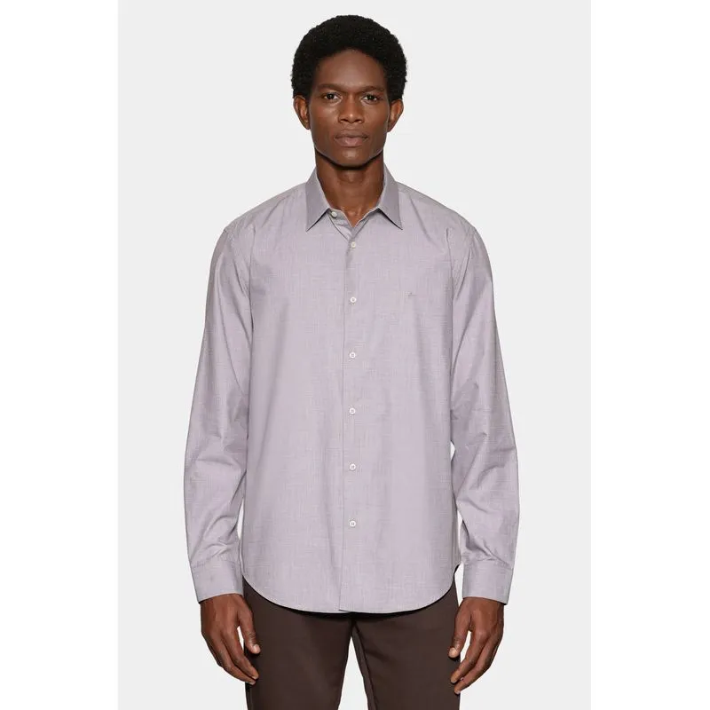 Camisa Manga Longa Algodão Egípcio Barolo Cafe - P