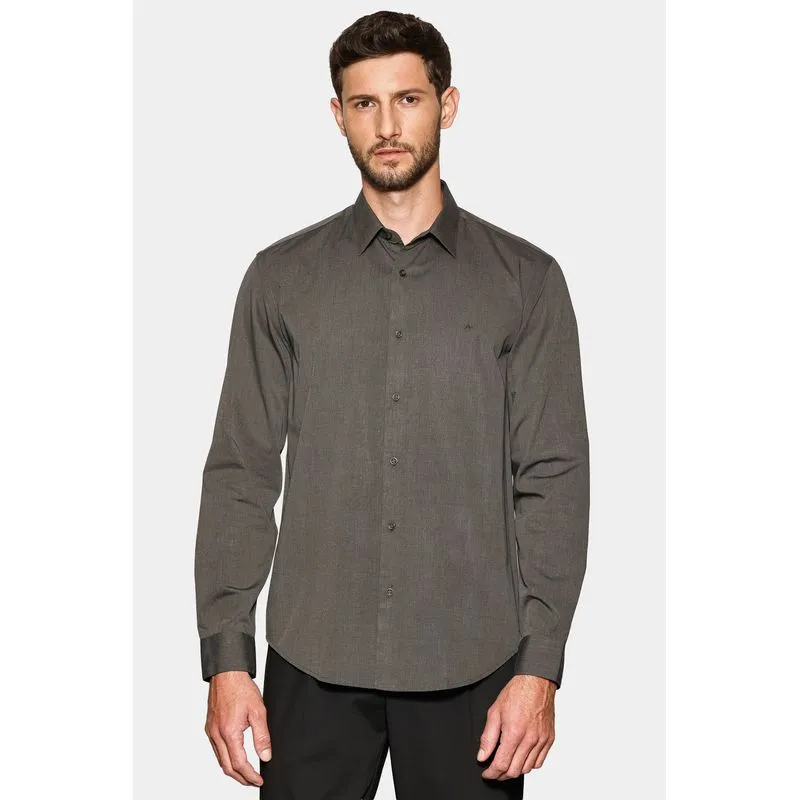 Camisa Manga Longa Algodão Egípcio Barolo Verde Escuro - XGG