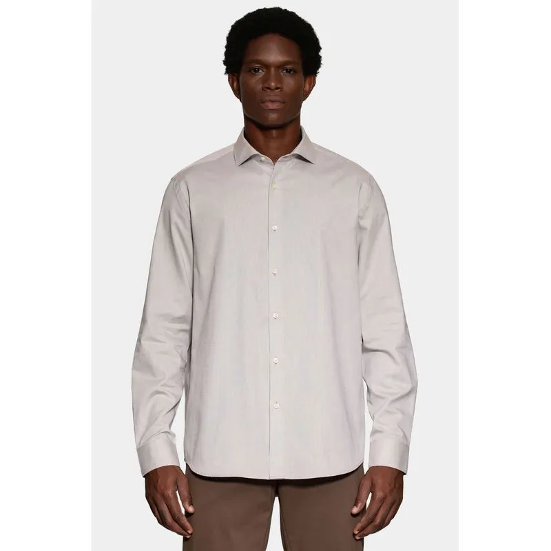 Camisa Manga Longa Regular Oxford 50 Viadutus Fendi - G