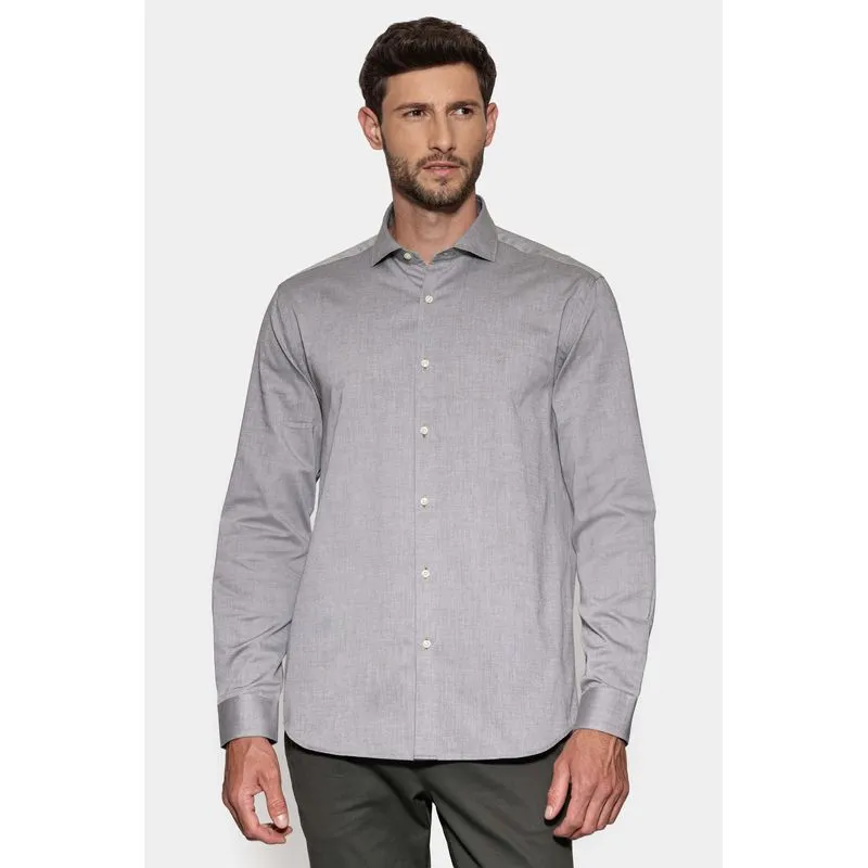 Camisa Manga Longa Regular Oxford 50 Viadutus Verde - GG