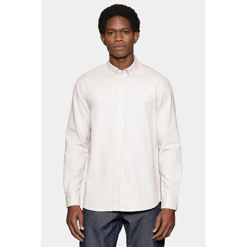 Camisa Manga Longa Slim Oxford Planalto Bdnw Natural - XGG