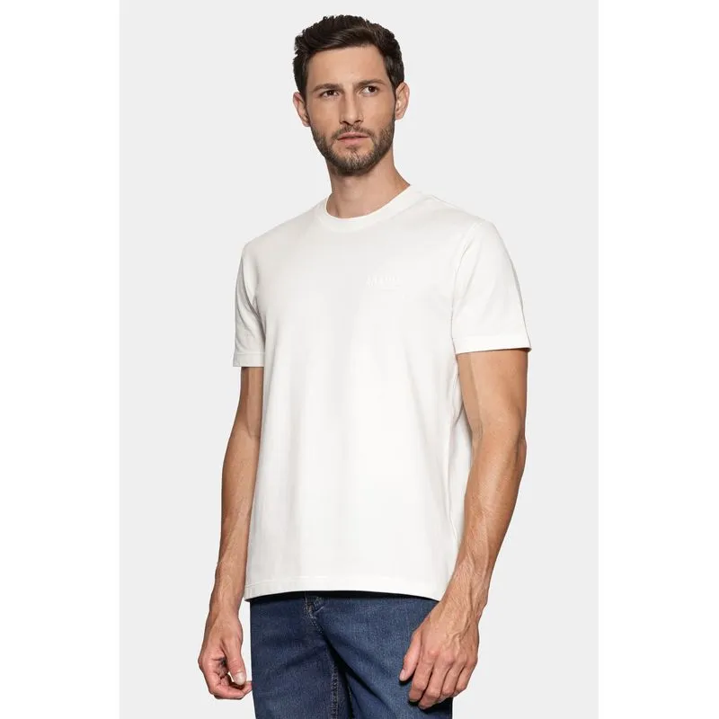 Camiseta Manga Curta Estampa Designed Off White - XGG