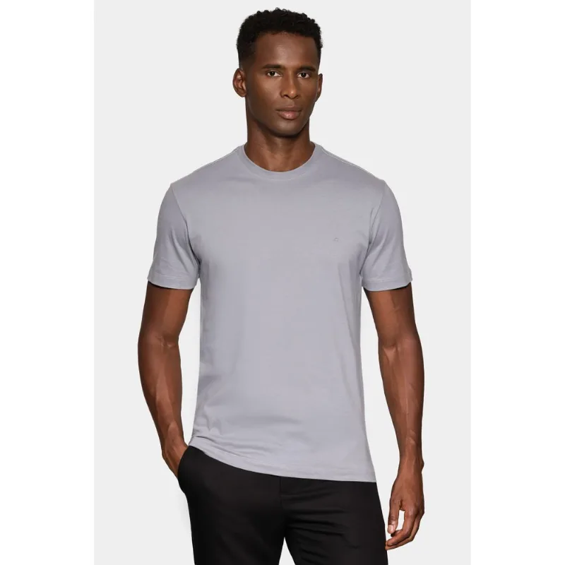 Camiseta Manga Curta Básica Concreto 117 - M