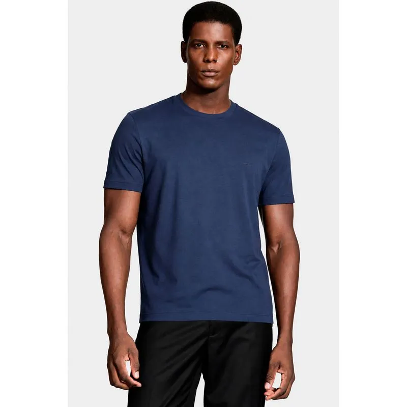 Camiseta Manga Curta Básica Comfort+ Navy - XXG