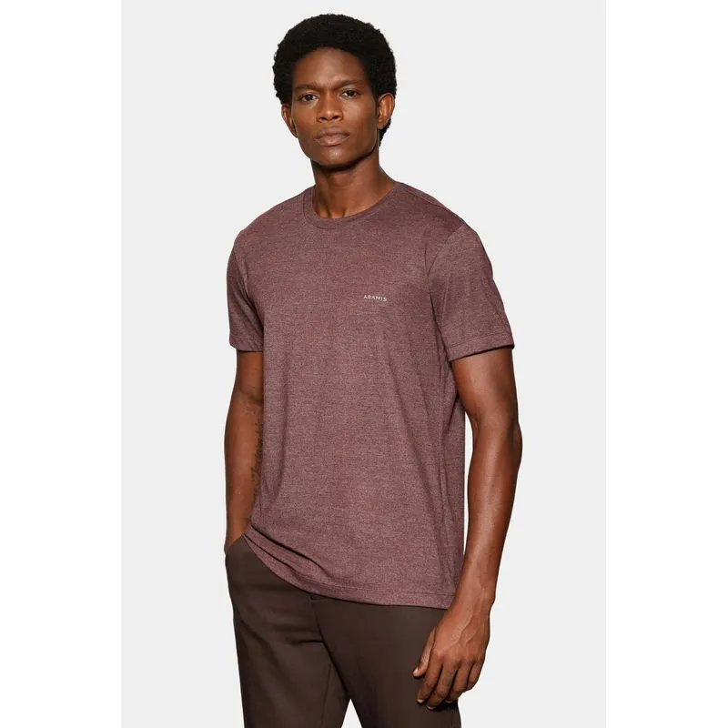 Camiseta Manga Curta Eco Lisa Bordeaux Intenso 117 - GG