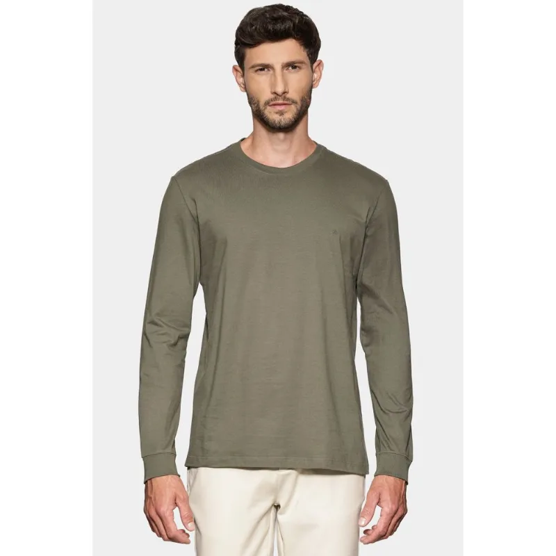 Camiseta Manga Longa Malha Básica Militar 117 - G
