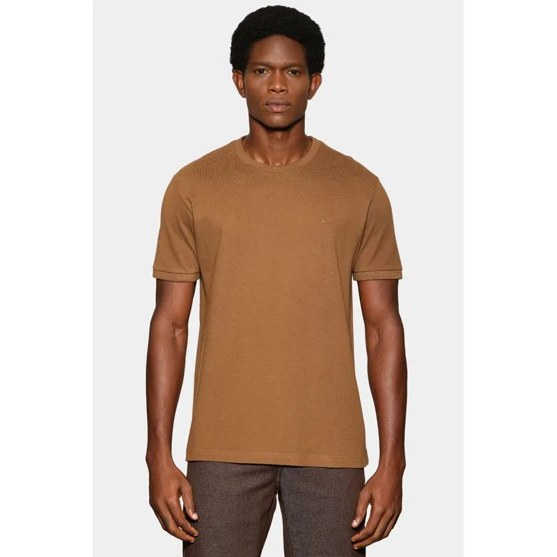Camiseta Manga Curta Piquet Gola Jacquard Charuto 117 - XXG