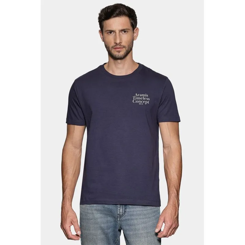 Camiseta Manga Curta Estampada Timeless Concept Navy - GG