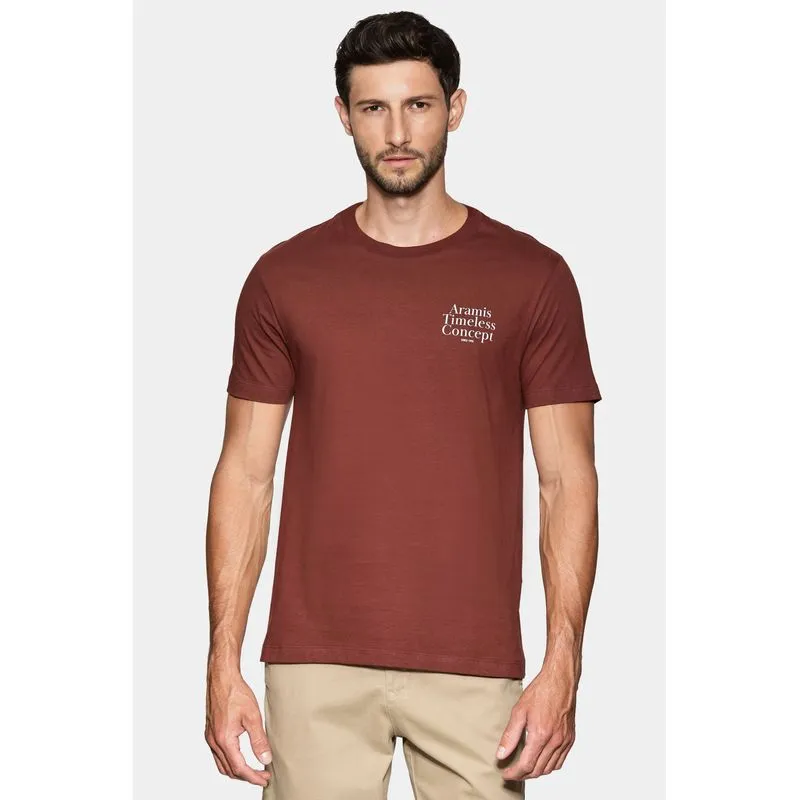 Camiseta Manga Curta Estampada Timeless Concept Merlot 117 - XGG