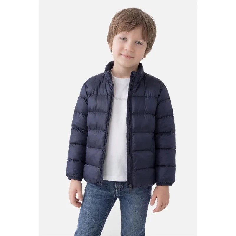 Jaqueta Infantil Puffer Rip Stop Marinho - 10