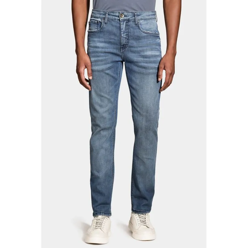 Calça Jeans Slim Flex And Dry Stone Azul Medio - 38