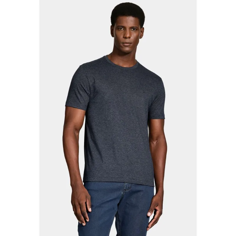 Camiseta Manga Curta Malha Saylor Marinho - P