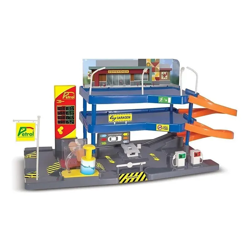 Posto Lava Rápido Sai Agua De Verdade Serve Carros Hotwheels