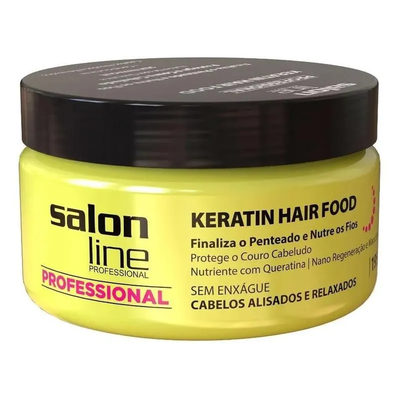 2x Keratin Hair Food Nutrition Salon Line 195gr