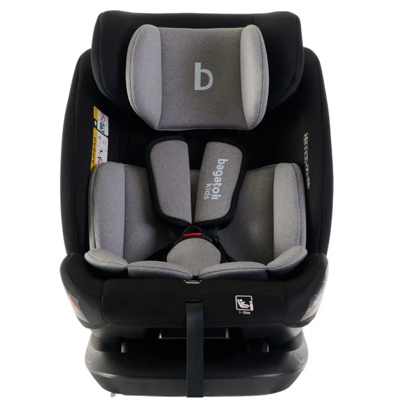 Cadeirinha Infantil Para Carro Reclinável Genova 0 Á 36kg Preto Com Cinza Único
