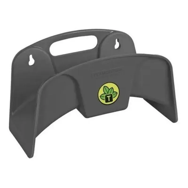 2x Suporte De Mangueira Fixo Pvc Cinza Tramontina
