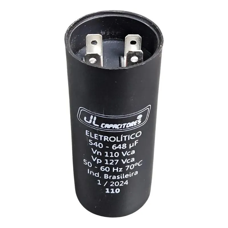 Capacitor 540-648 Uf X 110vac Para Partida Jl